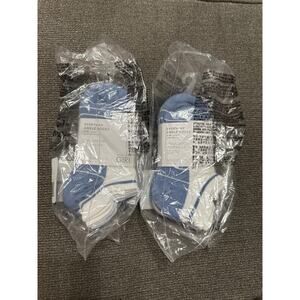 Lot of 2 Athleta Girls Everyday Ankle Socks Size Small/Medium 12.5-2Y Blue New